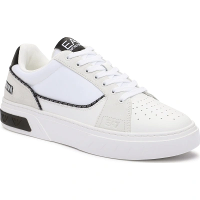 Sneakersy EA7 Emporio Armani X8X144 XK335 D611 White+Black